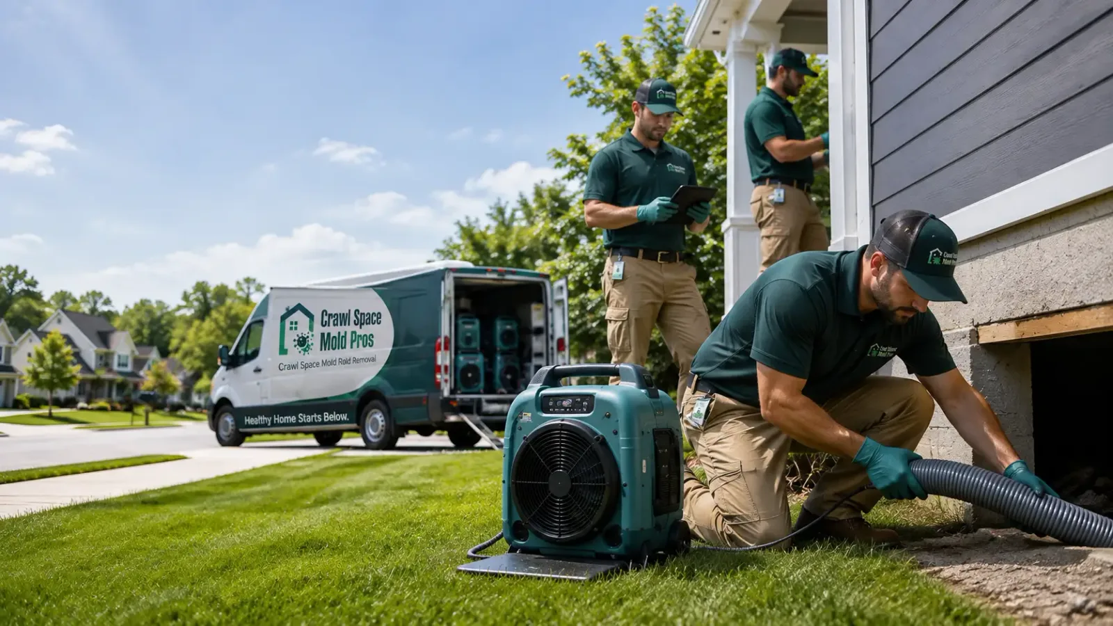 Crawl Space Mold Removal in Eagleville, CA